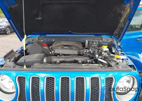 2023 Jeep Wrangler 4-Door Sahara 4X4 из США, поврежденный, VIN 1C4HJXEN6PW686565